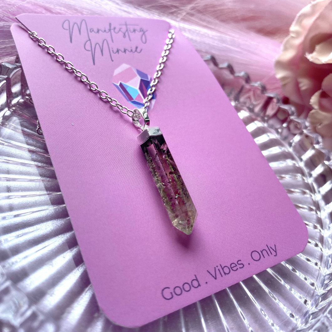 Smoky quartz 2025 crystal necklace